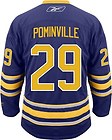 Jason Pominville Buffalo Sabres Navy Reebok Premier Jersey