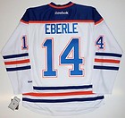 JORDAN EBERLE EDMONTON OILERS REEBOK PREMIER AWAY JERSEY