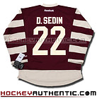 DANIEL SEDIN VANCOUVER MILLIONAIRES NEW HOME JERSEY REEBOK RBK 7185 PREMIER