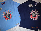 NW Mens Vintage Hockey NHL New York Rangers Lady Liberty Blue Jersey Sz M to XL