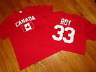 TEAM CANADA PATRICK ROY SHORT SLEEVE OLYMPIC HOCKEY JERSEY SHIRT XL CANADIANS
