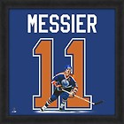 Mark Messier Edmonton Oilers 20x20 Framed Uniframe Jersey Photo