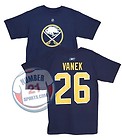 Buffalo Sabres Thomas Vanek Blue Name and Number Jersey T Shirt Player Tee