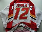 NEW JAROME IGINLA PRO PLAYER CALGARY FLAMES AUTHENTIC NHL HOCKEY JERSEY 52