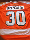 BRYZGALOV 30 PHILADELPHIA FLYERS REEBOK JERSEY W AUTHENTIC STITCHING