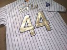 Chicago Cubs Anthony Rizzo STITCHED Flexbase World Series 2016 Gold Jersey