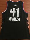NWT Dallas Mavericks Dirk Nowitzki 41 mens black jersey S 2XL