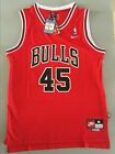 New Michael Jordan 45 Chicago Bulls Throwback Swingman Jersey Red Size S M L XL