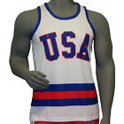 USA Hockey Miracle on Ice 1980 USA Hockey Team Jersey Tank Top White