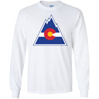 Colorado Denver Rockies Hockey Defunct Retro Jersey Logo T Shirt