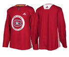 Montreal Canadiens Adidas Authentic Red Player Practice Jersey