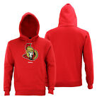 Reebok NHL Mens Ottawa Senators Jersey Crest Pullover Hoodie