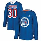Adidas NHL Hockey Mens New York Rangers Henrik Lundqvist 30 Practice Jersey
