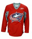 Reebok NHL Mens Columbus Blue Jackets Practice Jersey Red