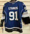 Reebok NHL Tampa Bay Lighting Bolt Steven Stamkos 91 Youth Jersey L XL