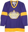 CCM NHL Hockey Mens Vintage Los Angeles Kings 1967 Warmup Jersey Purple