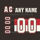 Ottawa Senators 2011 2017 3rd Jersey Customized Number Kit un sewn