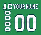 Hartford Whalers Customized Number Kit for 1985 1988 Green Jersey