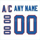 Quebec Nordiques 1991 1995 White Jersey Customized Number Kit un sewn
