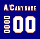 New York Islanders Customized Number Kit for 2010 Present Home Jersey