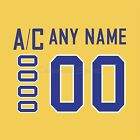 IIHF Olympic Hockey SOCHI 2014 Sweden Gold Jersey Customized Number Kits un sewn