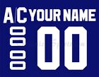 Toronto Maple Leafs Customized Number Kit for 1992 97 Vintage Blue Jersey