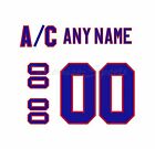 Washington Capitals Customized Number Kit for 2011 Winter Classic Jersey