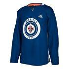 Winnipeg Jets NHL Adidas Mens Blue Authentic Practice Team Jersey