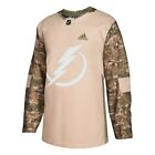 adidas Tampa Bay Lightning Camo Authentic Veterans Day Jersey Mens Sizes S XL