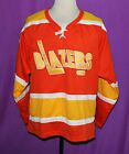 PHILADELPHIA BLAZERS WHA RETRO HOCKEY JERSEY DON HERRIMAN SEWN NEW ANY SIZE