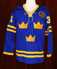 MATS SUNDIN TEAM SWEDEN HOCKEY JERSEY SEWN NEW ANY SIZE