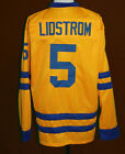 NIKLAS LIDSTROM TEAM SWEDEN HOCKEY JERSEY SEWN NEW ANY SIZE