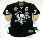 SIDNEY CROSBY PITTSBURGH PENGUINS 2008 STANLEY CUP REEBOK PREMIER HOME JERSEY