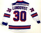 HENRIK LUNDQVIST NEW YORK RANGERS REEBOK PREMIER WHITE JERSEY
