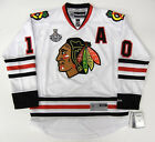 PATRICK SHARP CHICAGO BLACKHAWKS 2010 STANLEY CUP REEBOK PREMIER AWAY JERSEY
