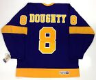 DREW DOUGHTY LOS ANGELES KINGS VINTAGE CCM PURPLE JERSEY