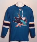 San Jose Sharks Burns 88 Mens adidas Climalite Stitched Jersey Size L XL