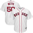 Youth Boston Red Sox Mookie Betts Majestic Home White Cool Base Replica Jersey