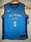 Preschool 4 7 Nike Russell Westbrook Oklahoma City Thunder Blue Replica Jersey