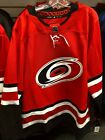 NHL Adidas Carolina Hurricanes Hockey Red Jersey Mens