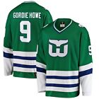 Mens Hartford Whalers Gordie Howe Premier Breakaway Heritage Green Jersey