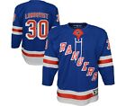 Henrik Lundqvist 30 New York Rangers NHL Youth Premier Home Jersey Blue