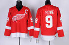 Replica Vintage Gordie Howe 9 Detroit Red Wings Jersey