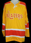 BERNIE PARENT PHILADELPHIA BLAZERS WHA RETRO HOCKEY JERSEY SEWN NEW ANY NAME
