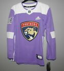 Authentic Adidas NHL Florida Panthers Hockey Fights Cancer Hockey Jersey New