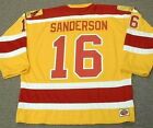 DEREK SANDERSON Philadelphia Blazers 1973 WHA Vintage Throwback Hockey Jersey