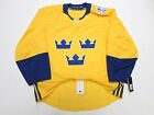 TEAM SWEDEN GOLD AUTHENTIC PRO 2016 WORLD CUP OF HOCKEY ADIDAS HOCKEY JERSEY