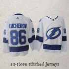 Tampa Bay Lightning Nikita Kucherov 86 Men Hockey Jersey Stamkos White All Sewn