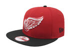 NEW ERA 9Fifty Detroit Red Wings Red Black Adjustable Snapback Cap Adult Men Hat