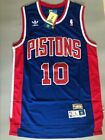 New Dennis Rodman Detroit Pistons Blue Throwback Swingman Stitched Jersey S XXL